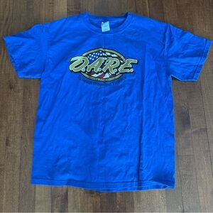 Blue DARE Tee Men’s Unisex L
